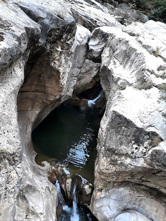 دره چاکرود از نمای بالا