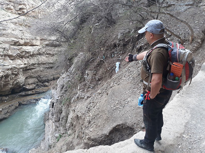 زیبایی آبشار هفت چشمه