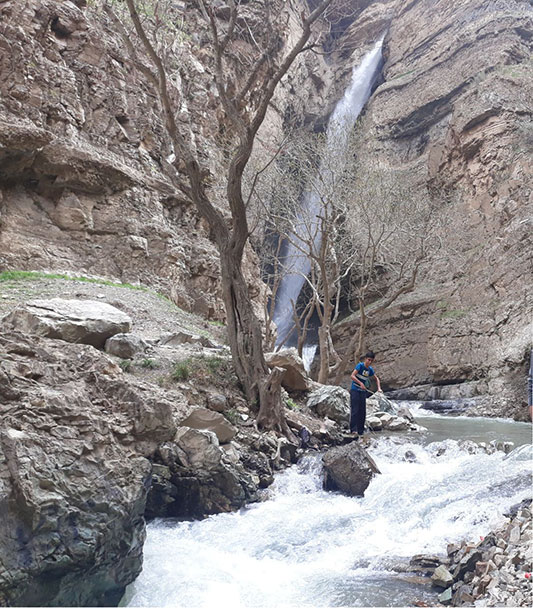 آبشار هفت چشمه تابستان 97