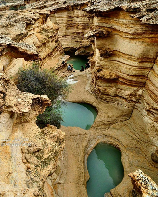 نمایی زیبا در جزیره قشم