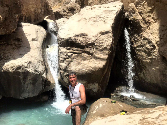 نمایی از زیبایی دره زمان